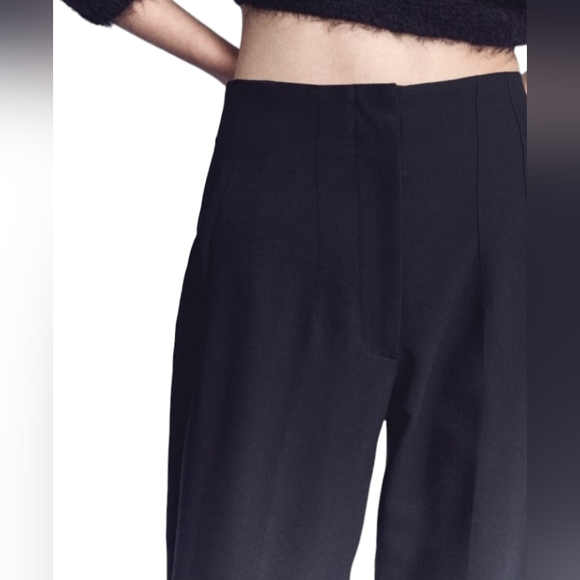 Zara High waisted pants  size-small Cream color - Picture 9 of 14